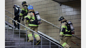 “브레이크 과열로 인한 연기”…종로3가역서 대피 소동