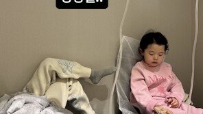 이지혜, 두 딸 동시에 링거 “몇 살 돼야 편해질까”