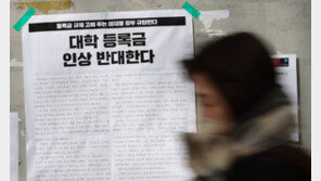 대학 51곳 등록금 인상 확정…5곳 ‘법정 상한’ 3.19% 올려