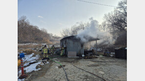당진 송악읍 농기계보관 컨테이너서 불…32분 만에 진화