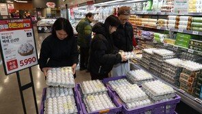 “미국산 흰 달걀 한판에 5990원”