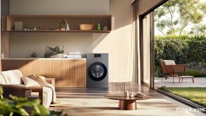 ‘폐유리 활용 친환경세탁기’… 삼성전자, 비스포크 AI 콤보 글로벌친환경 인증
