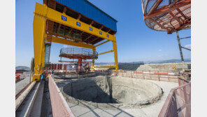 DL이앤씨, 아래서 위로 굴착하는 ‘RBM 공법’으로 43층 높이 터널 완성