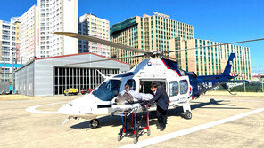 안동병원 닥터헬기, 심혈관 응급질환 근로자 신속 이송으로 생명 구해