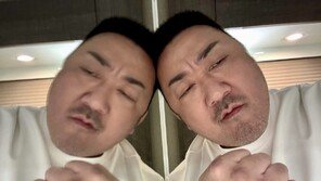 마동석, ‘괴물 근육’ 포착…6주째 해외촬영