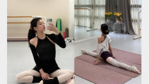 수지, ‘뼈말라’ 발레리나 자태…180도 다리찢기도 ‘거뜬’