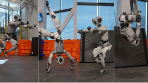 옆돌기, 백텀블링, 빙판보행까지…아틀라스 한달새 또 ‘훌쩍’