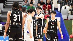 프로농구 KT, 연장 접전 끝 삼성 꺾고 3연패 탈출…단독 5위