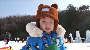 ‘슈돌’ 정우, 깜찍한 모자도 완벽 소화…아기곰 변신