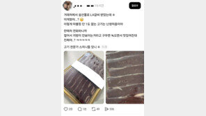 ‘마블링 제로’ LA갈비에 SNS 와글와글…“가짜 아니야?”
