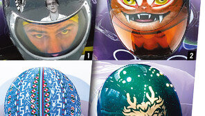 더피-베놈-우크라 희생자… 스켈레톤 헬멧 보면 선수가 보인다