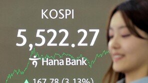 코스피 사상 첫 5500 돌파… ‘18만 전자’ 눈앞