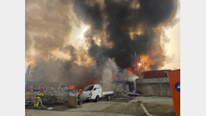 충남 아산 철강공장 화재…작업자 1명 사망
