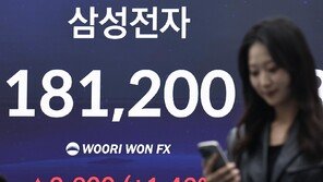 17만 찍고 하루만에 ‘18만 전자’…삼성 시총, 장중 한때 글로벌 14위