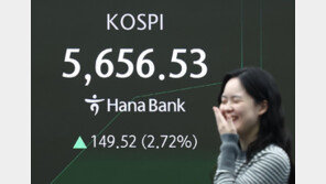 [속보]설 연휴 마친 코스피 5600선 돌파