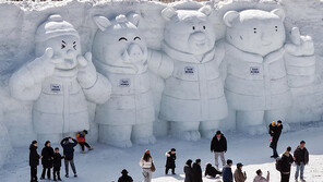 [온라인라운지]대관령 눈꽃축제 장관…관광객 북적