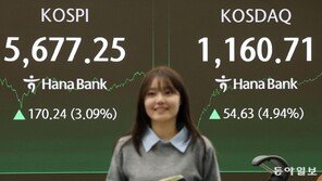 ‘램마겟돈’에 반도체 투톱 주가 껑충… 코스피 5600도 뚫었다