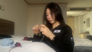 진땀 압박감, 뜨개질로 한땀 한땀 완화