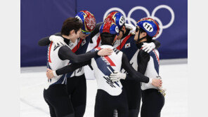 쇼트트랙 남자 계주 은메달…한국 선수단 8번째 메달