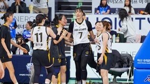 ‘박지수 더블더블’ KB, 우리은행 잡고 단독 선두 도약