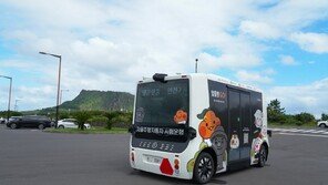 제주 자율주행버스 운행 확대…제어시스템도 정교화