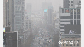 뿌연 서울 도심… 오늘까지 전국 황사 영향