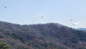 함양 산불 진화율 83%…“일몰 전 주불 진화 총력”