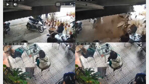 “차 마시는데 바닥이 ‘쾅’ 솟구쳤다”…베트남 하이퐁 맨홀 폭발