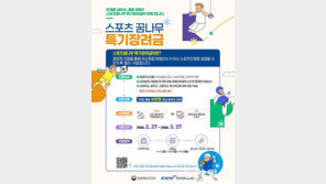 국민체육진흥공단, 저소득층 학생에 ‘특기 장려금’ 지원