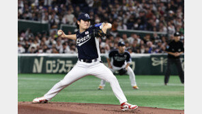 시속 155㎞… ‘2이닝 3K’ 곽빈 “이제 피처가 되어 가는 중”