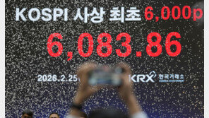 ‘5000피’ 한달만에 ‘6000피’도 뚫었다