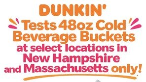 美던킨 1.4리터 초대형 ‘양동이 커피’ 열풍…전국 출시 요청 쇄도