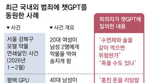 스모킹건 된 챗GPT… 약물 살인-기밀유출 ‘질문’에 꼬리 밟혔다
