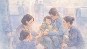 “비행기서 발작한 동생” 안아 든 시민…이륙 지연에도 ‘한마음’ [e글e글]