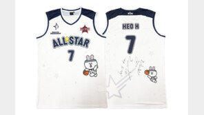 ‘171만원’ 허훈 올스타 유니폼, ‘역대 최고’ 낙찰가