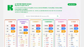 한류지수 더 똑똑해졌다…해외 958개 채널 분석