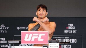 최동훈, UFC 입성 17개월 만에 데뷔전…4월 캐나다 대회 출격