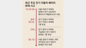 기름값 무서워 산 전기이륜차, 집에서 충전중 폭발 불안에 떤다