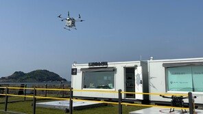 섬 어르신 밥 안 굶게… 제주, 드론으로 도시락 배송