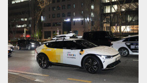 카카오모빌리티 자율주행차, 심야 강남 도심을 달린다