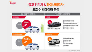 “기름값 무섭네”…중고차 관심, 전기차·하이브리드로 이동