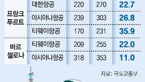 [단독]중동 하늘길 막히자… 국적기 유럽 직항편 인기