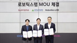 현대건설, 로봇·AI 보안 통합 위해 현대차·기아·슈프리마와 맞손