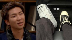 RM ‘발목 깁스’에도 부상 투혼…끝내 광화문 무대 오른다 