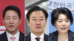 국힘 서울시장 후보 ‘오세훈·박수민·윤희숙’ 3자 경선