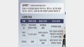 인체 흡입 ‘유사니코틴’ 강화된 검증 필요
