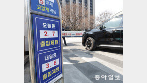 차량 끝번호 따라 요일별 운행 제한… 석탄발전-원전 늘리기로