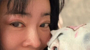반려견에 화장한 이혜영 ‘동물학대 뭇매’…“정상 아냐”