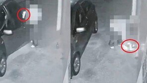 차에서 쓰레기 꺼내 주유소 앞에 ‘툭’…CCTV에 딱 걸렸다