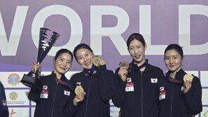 ‘펜싱 간판’ 송세라, 에페 월드컵 단체전도 우승…대회 2관왕